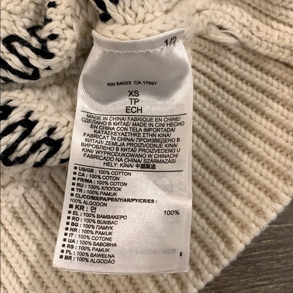 BANANA REPUBLIC women’s cable knit cropped sweater - Picture 4 of 4